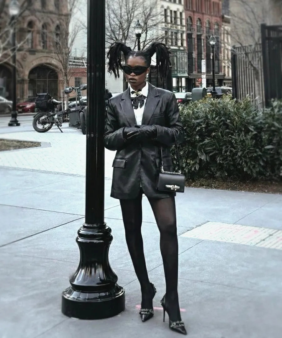 black-faux-leather-blazer