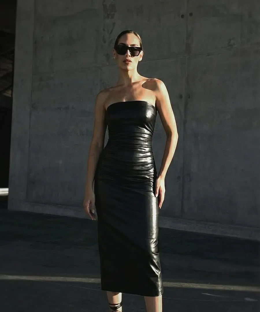 faux-leather-bodycon-dress