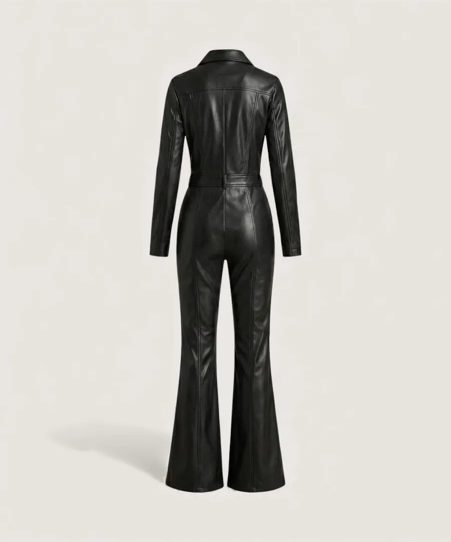 faux-leather-jumpsuit